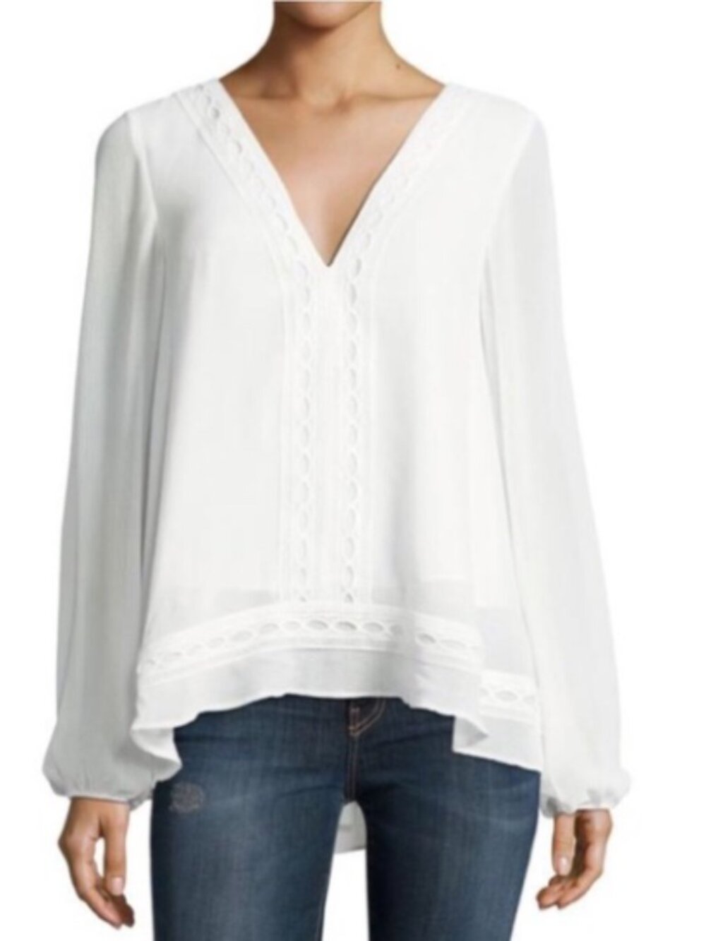 Finders Keepers White Blouse Top